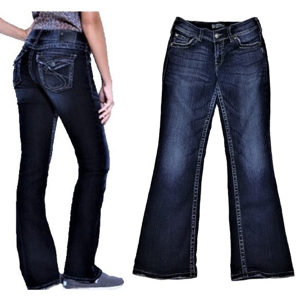 Silver Jeans Denim - Silver Jeans Suki Surplus Bootcut Stretch Denim